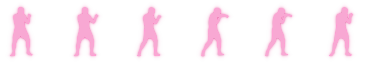 Animated silhouette of a rear hook